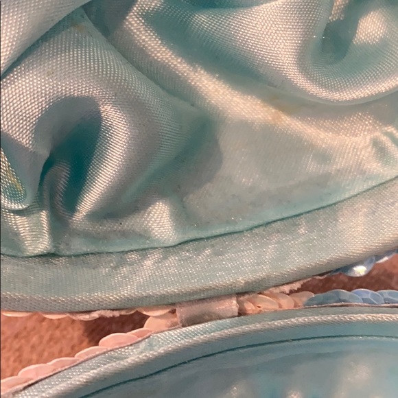 ~Oxford~ Blue & White Sequin Bunny Egg Trinket Box - Picture 6 of 6